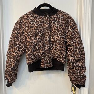 Art Class Girl’s Leopard Print Puffer Jacket